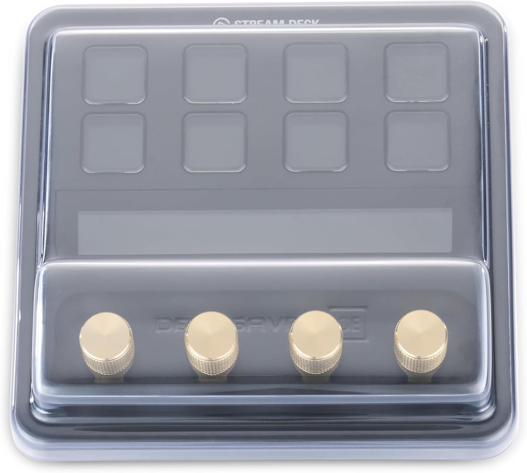 Decksaver Schutzhülle für Elgato Stream Deck+ Studio Controller Serie, Rauchgrau / transparent, herg