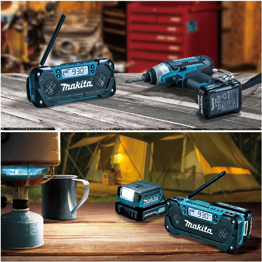 Makita MR052 Schlagbohrhammer, 12 V, Schwarz/Blau/Silber (Akkus und Ladegerät nicht im Lieferumfang