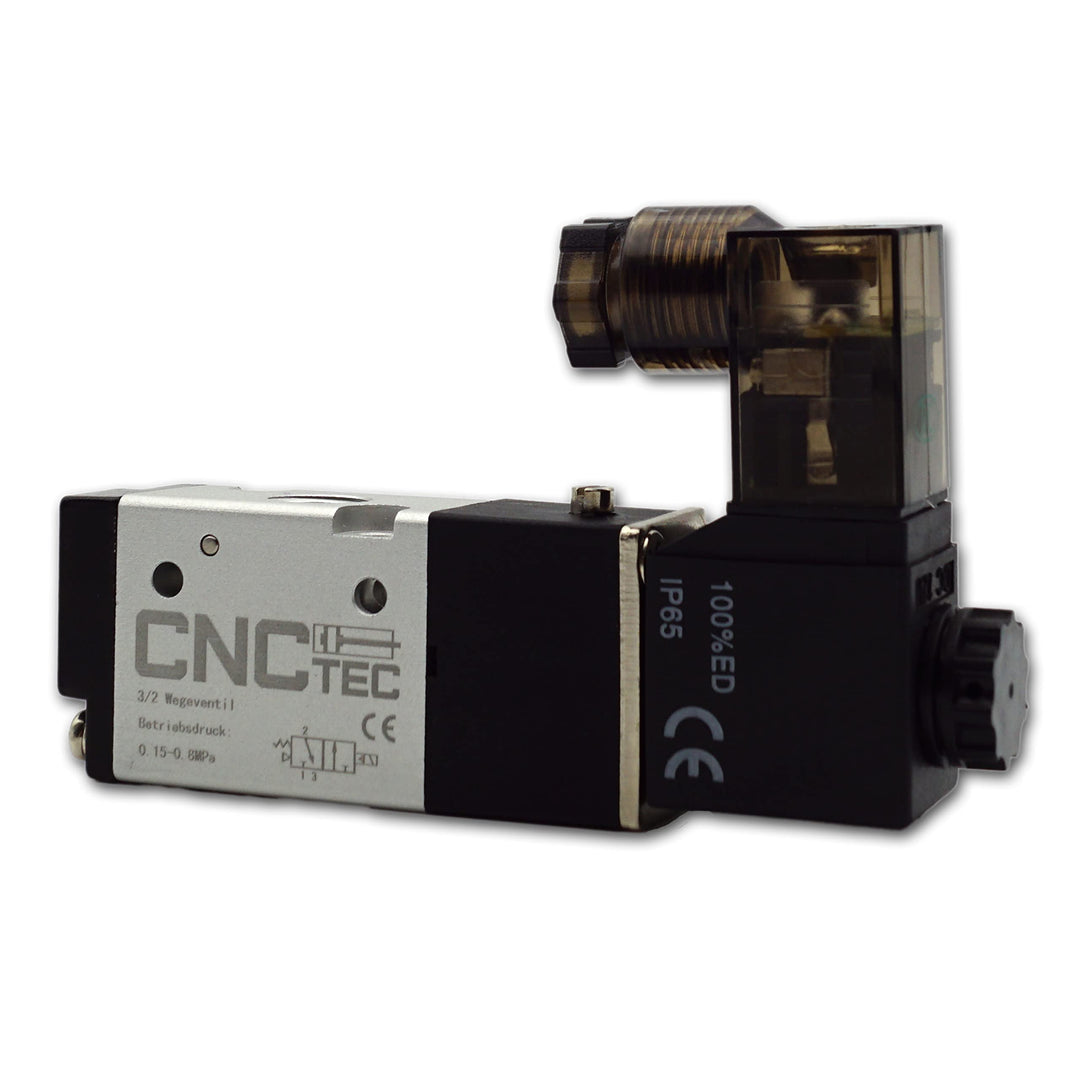 Pneumatik Magnet- Wegeventil 3/2 Wege 1/8" 24 Volt DC (3/2 Wege 1/8" 24 Volt DC) 3/2 Wege 1/8 24 Vol