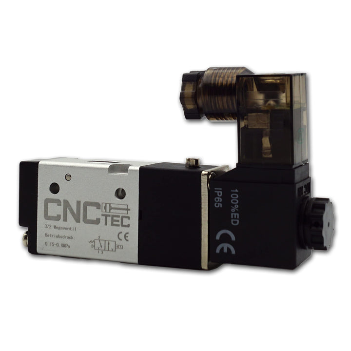 Pneumatik Magnet- Wegeventil 3/2 Wege 1/8" 24 Volt DC (3/2 Wege 1/8" 24 Volt DC) 3/2 Wege 1/8 24 Vol