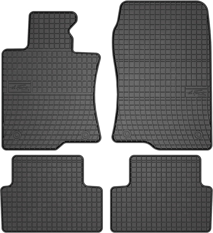 SMK Gummimatten Auto Fussmatte passt für Honda Accord VIII 2008-2015 Verbessern Sie Ihren Reisekomfo