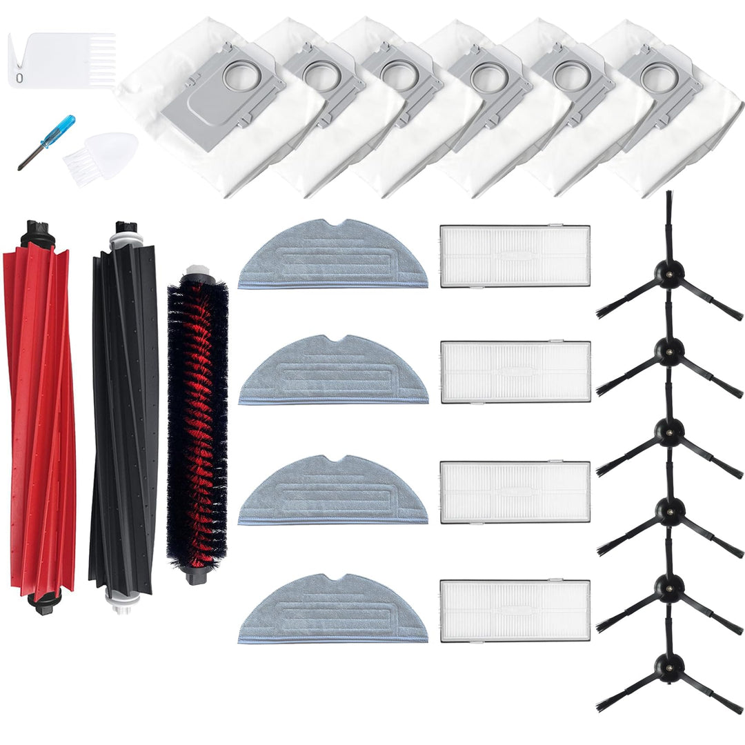 LOVECO Zubehör Ersatzteile Kompatibel für Roborock S8 Pro Ultra S8+ S8 Plus Staubsauger,1 Hauptbürst