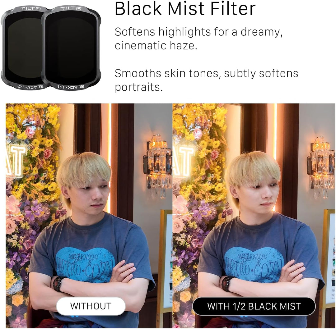 Tilta Pocket 3 Ultimate Filter Kit, 6er-Pack magnetische ND32/64/128, Black Mist 1/2, 1/4, Polarisat