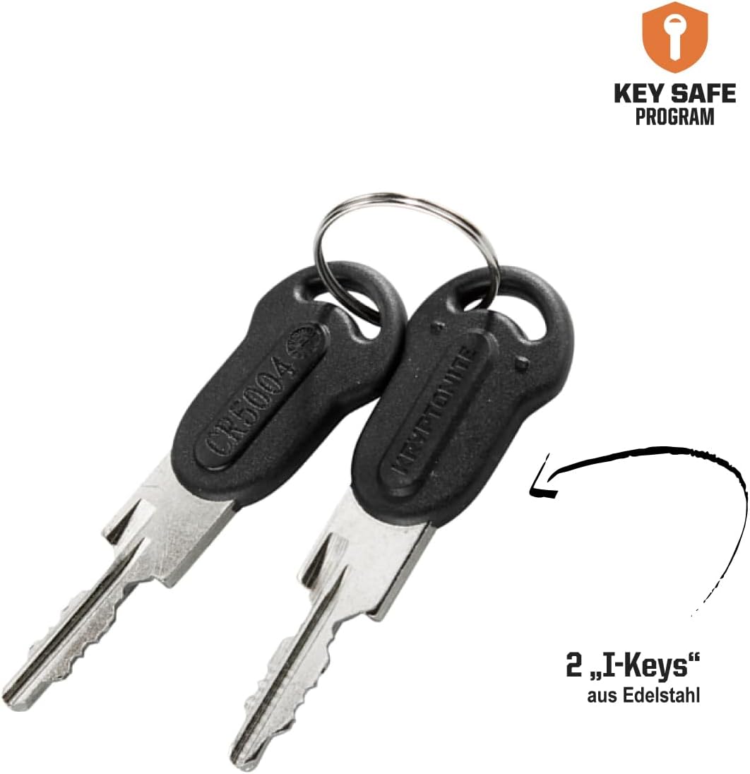 Kryptonite Keeper 585 Integriertes Kettenschloss - 85 cm, Sicherheitsgrad 4/10, Anti-Diebstahl Fahrr