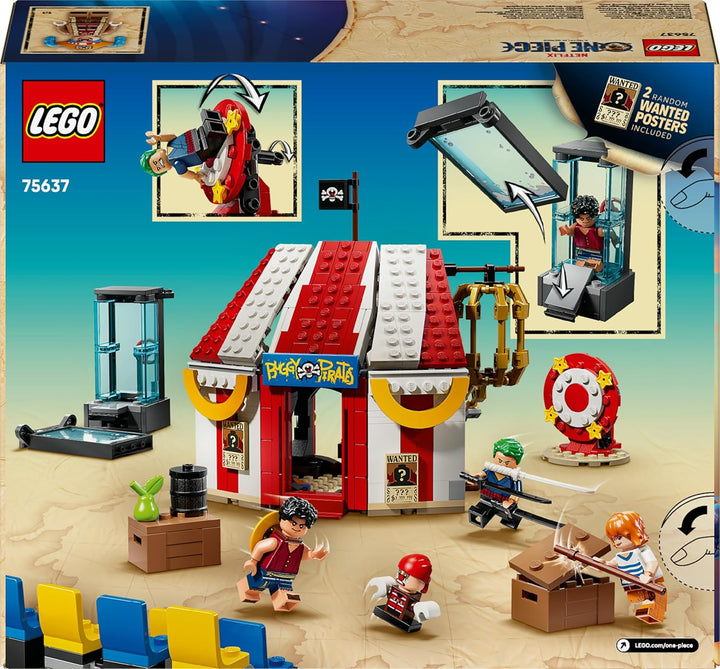 LEGO ONE Piece Zirkuszelt von Buggy dem Clown - Interaktives Spielzeug mit 4 Minifiguren - Ruffy, Na
