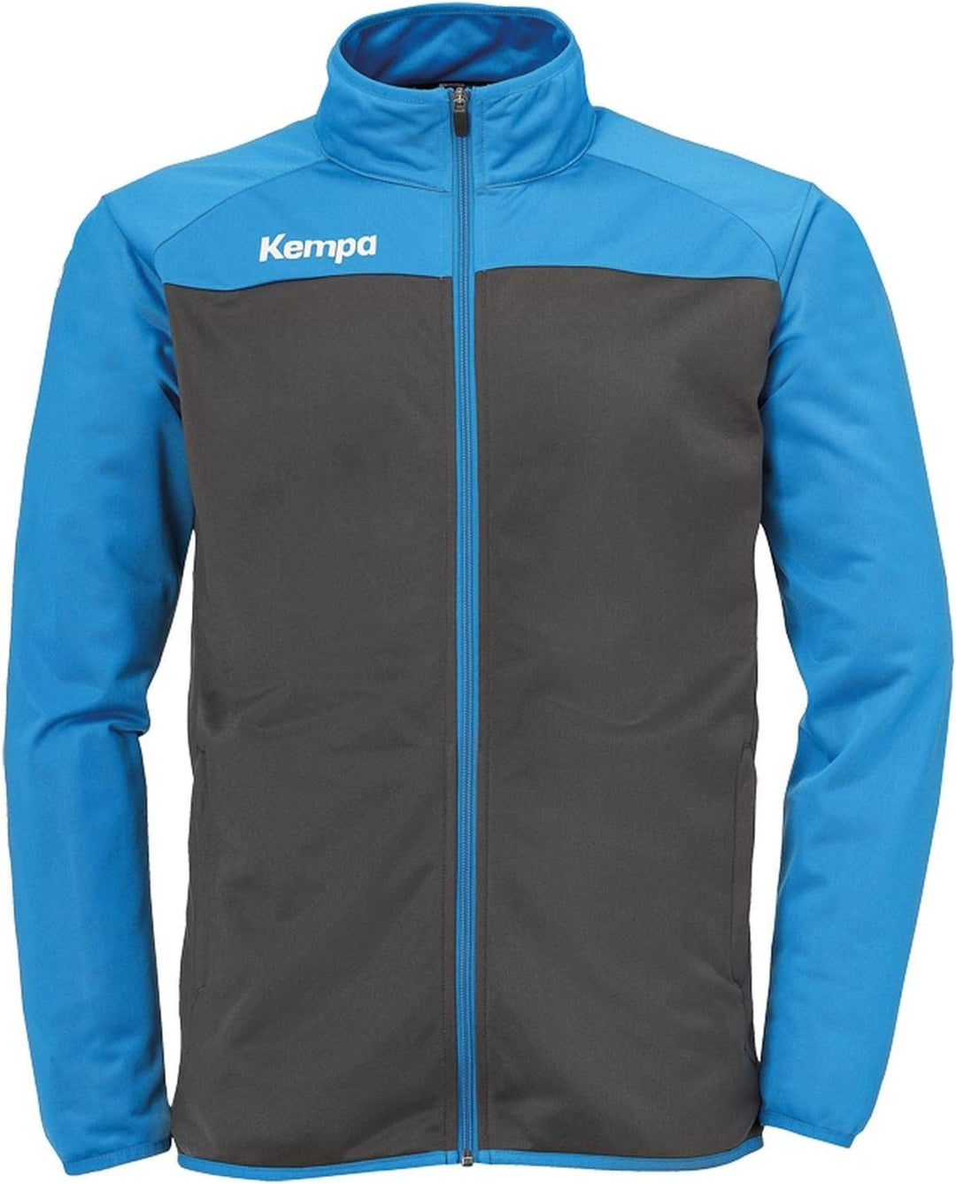 Kempa Unisex Kinder Prime Poly Jacke K Kinder Sportjacke L anthra/kempablau, L anthra/kempablau