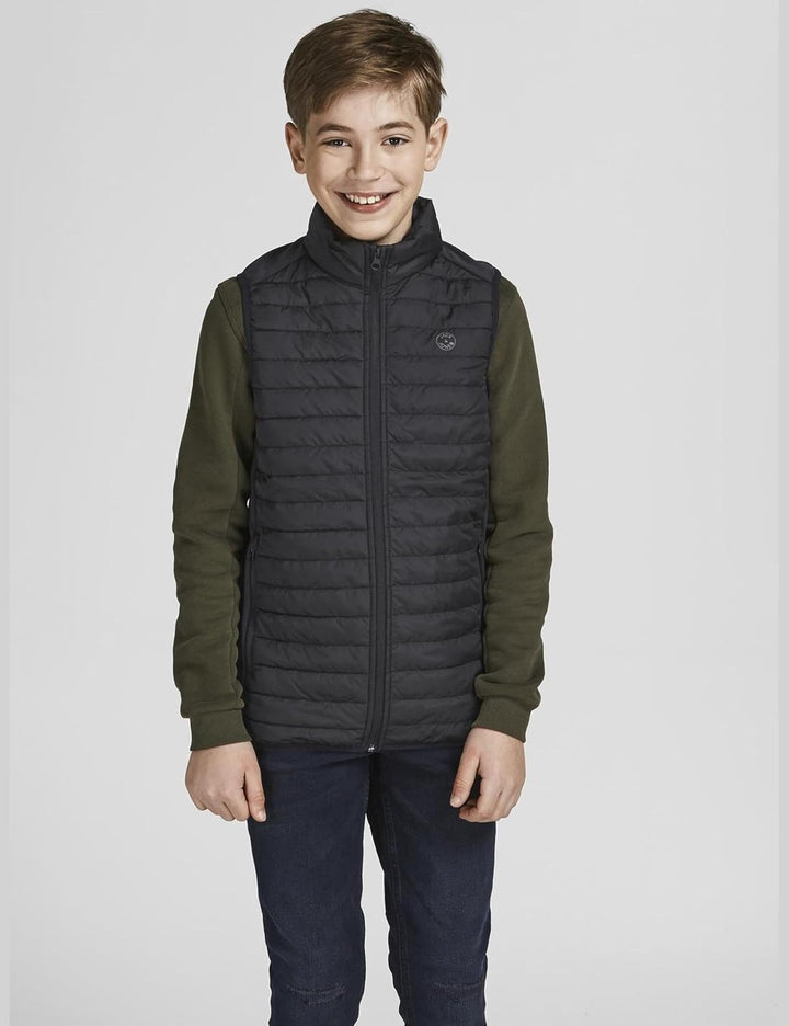 JACK &amp; JONES Damen Jjemulti Bodywarmer Collar Jnr Jacke (1er Pack) 176 Schwarz, 176 Schwarz