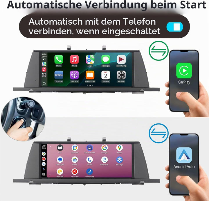 Fast Boot Linux Autoradio kompatibel mit BMW 5GT-Reihe F07 (2010-2012) CIC iDrive Upgrade | Bluetoot