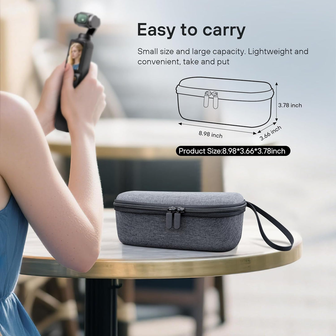 STARTRC PHOTO Tasche für DJI Osmo Pocket 4/3, Tragetasche für OSMO Pocket 4 Zubehör Filter Speicherk