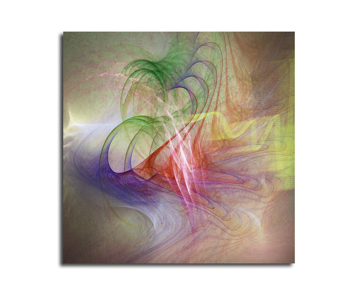 Paul Sinus Art Modernes Wandbild Abstrakt040_60x60cm Abstrakte Kunst Kunstdruck auf Leinwand Zeitlos