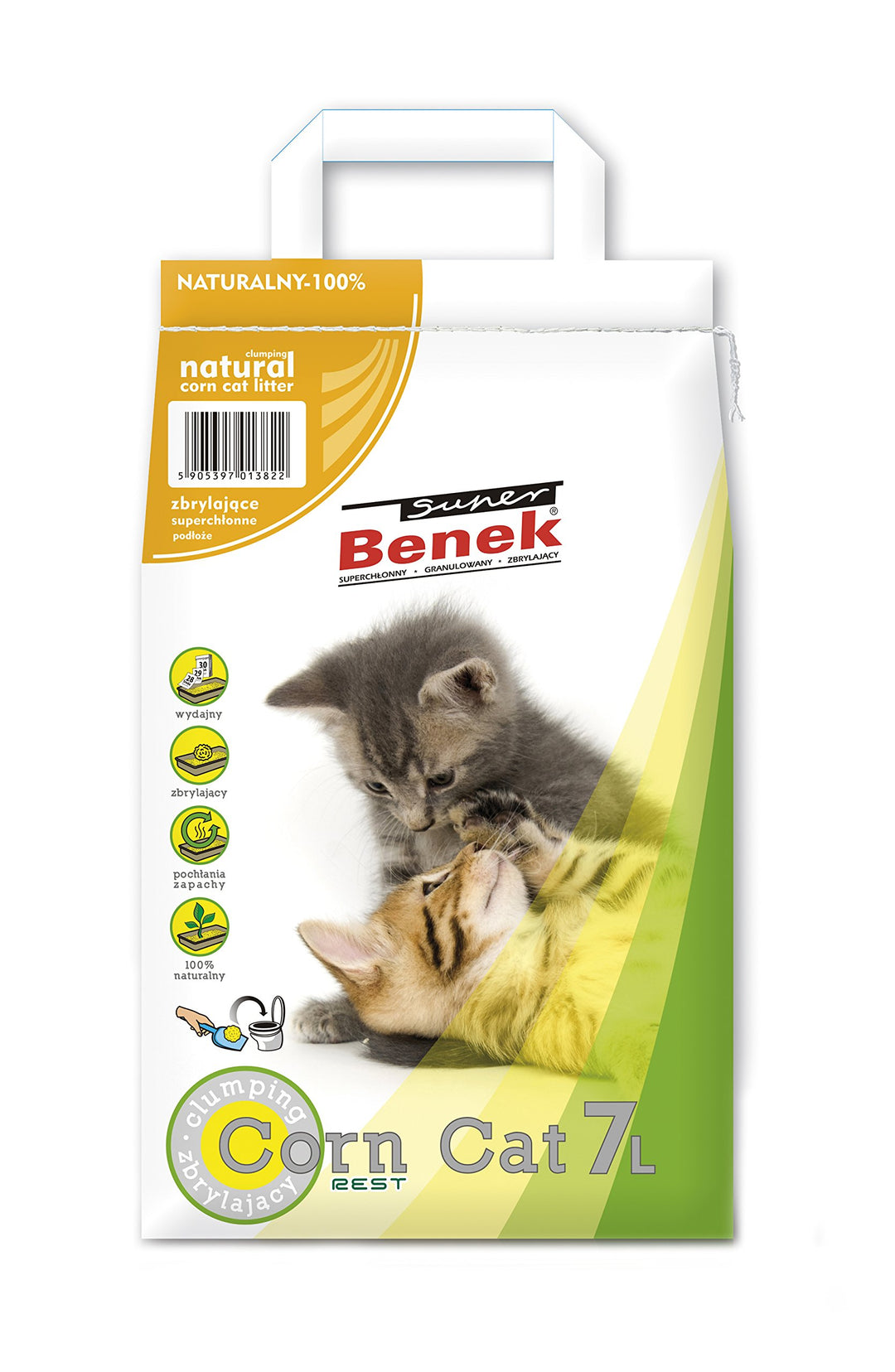 Super Benek Corn Cat geruchloses Tasche