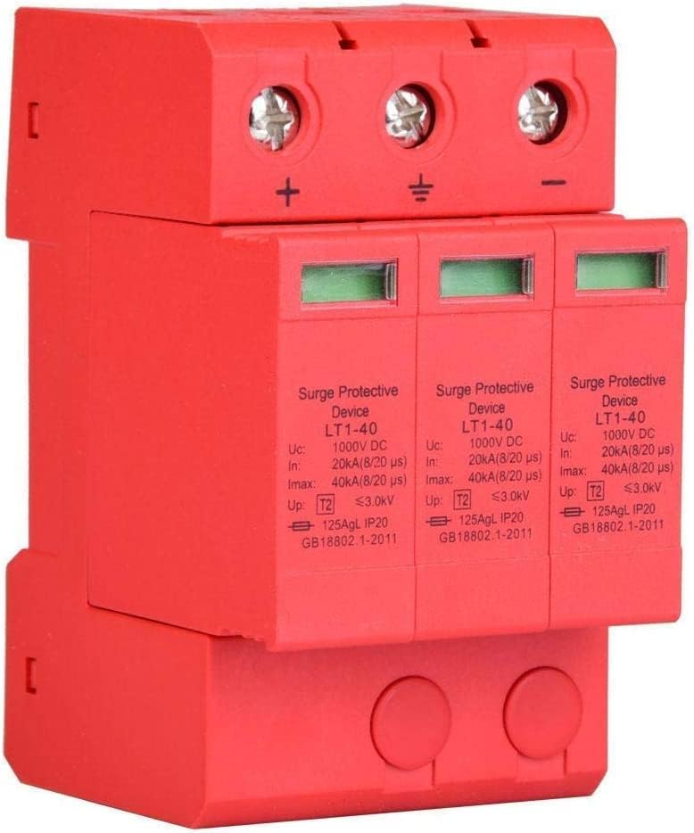3P 3,0KV DC-Überspannungsschutz-Ableitergerät für Blitzschutz (2pcs 3p40ka) 2pcs 3P 40kA, 2pcs 3P 40