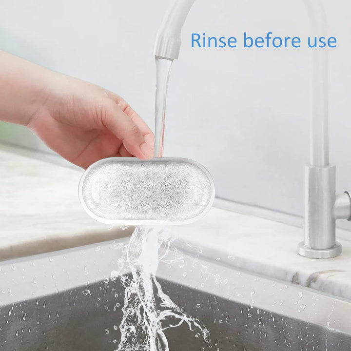 Berein Ersatzfilter für Trinkbrunnen Edelstahl Schaumfilter + Aktivkohlefilter Trinkbrunnen für Katz