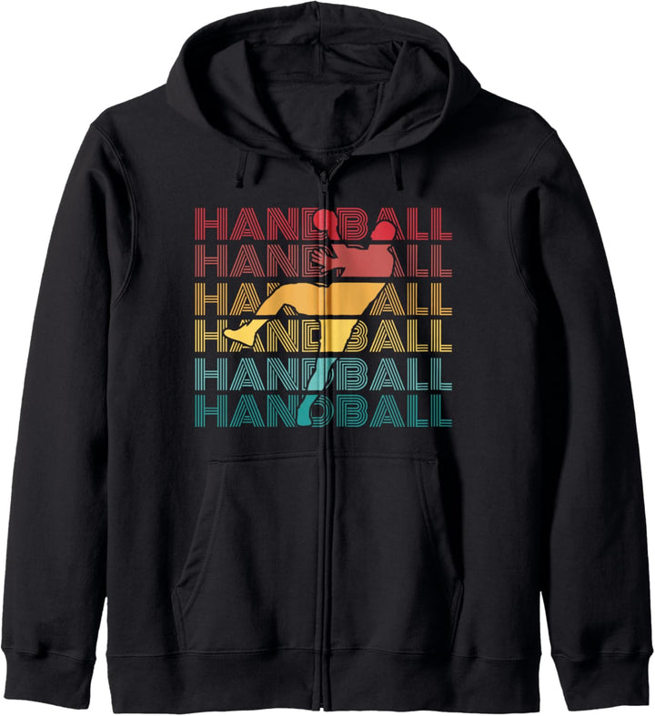 Handball game Handballer Vintage Handballspieler Handball Kapuzenjacke