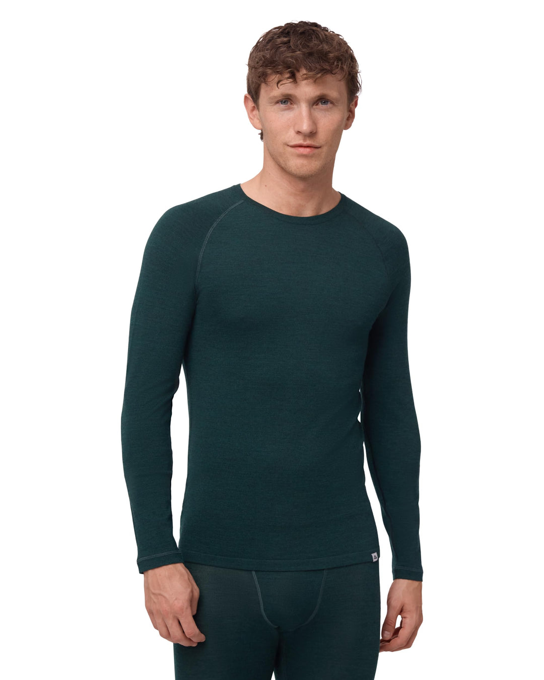 DANISH ENDURANCE Merino Langarm Shirt Herren, Premium Thermounterwäsche, Skiunterwäsche, Temperaturr