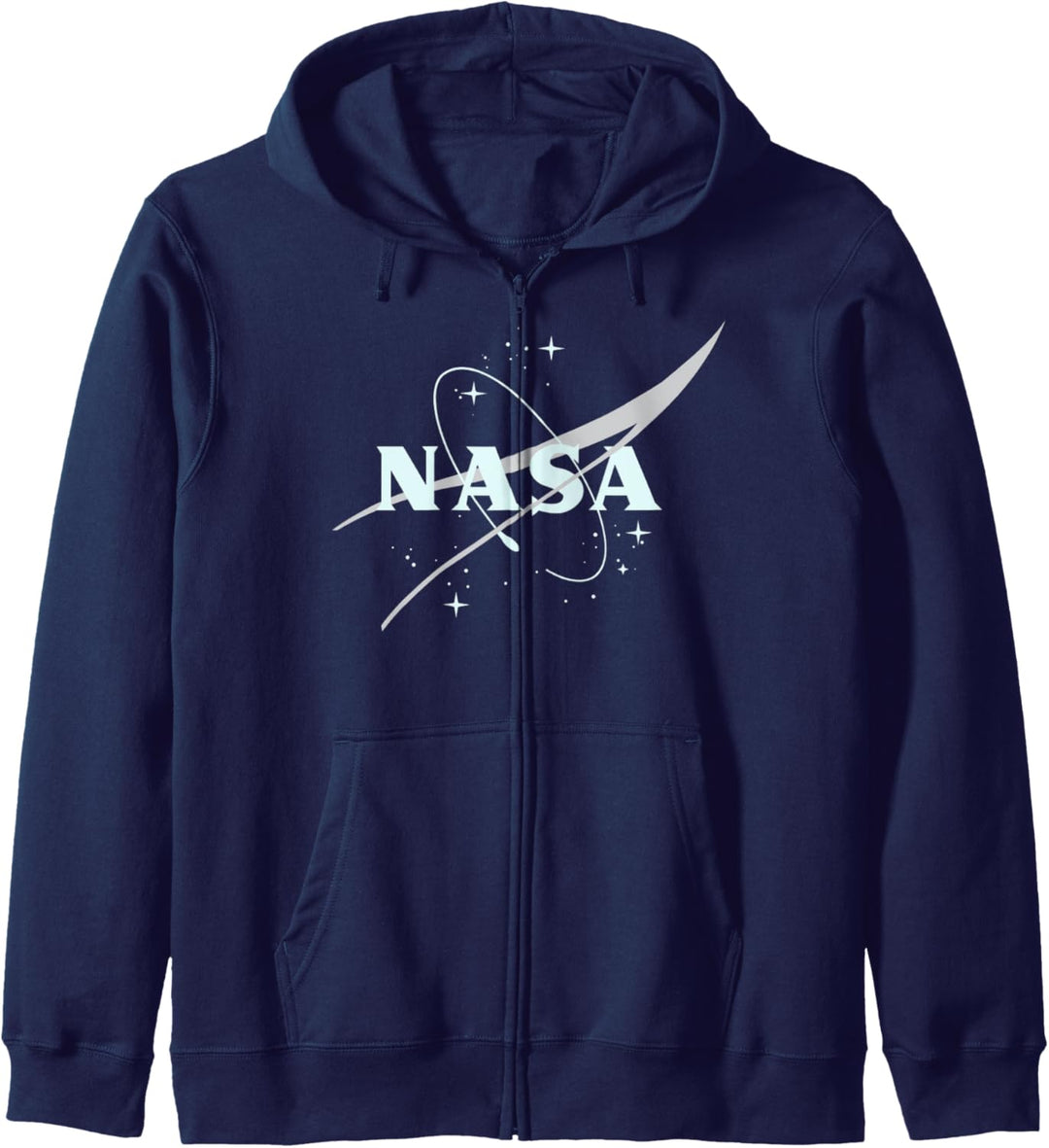NASA Minimal Logo Kapuzenjacke