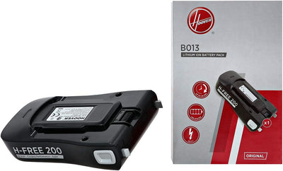Hoover B013 Lithium-Akku für Staubsauger, wiederaufladbar, 22,2 V, schwarz, Original-Akku, für Staub