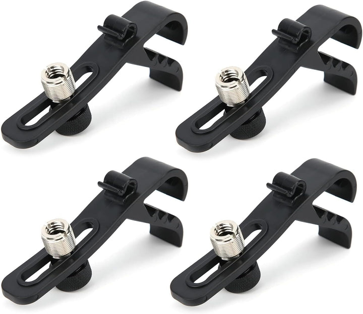 Trommel Mikrofon Klemme, 4,6x0,9x1,8 Zoll Universal Verstellbare Mikrofon Stossfester Halterung für