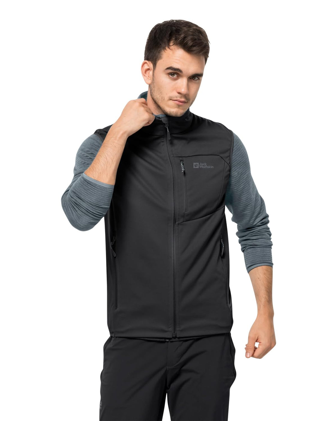 Jack Wolfskin Herren Highest Peak Vest M Weste S Schwarz, S Schwarz