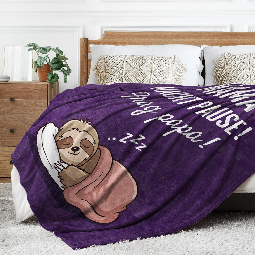 Geschenke für Mama zu Weihnachten, Mama Geschenk Weihnachten und Geburtstag – Kuscheldecke, Mutter G