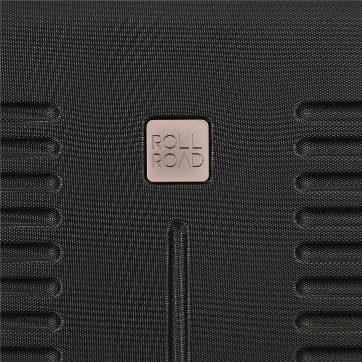 Roll Road India Anpassungsfähiger Schönheitsfall Schwarz 29x21x15 cms ABS, Schwarz