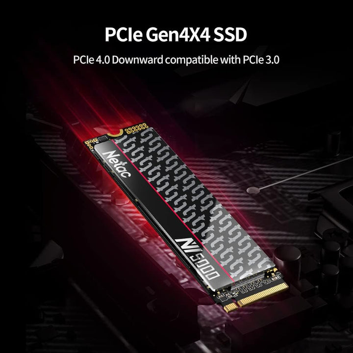 Netac NV5000-t 1TB NVMe 1.4 Interne SSD M.2 PCIe 4.0 Geschwindigkeit bis zu 4800MB/s, für PC, PS5, t