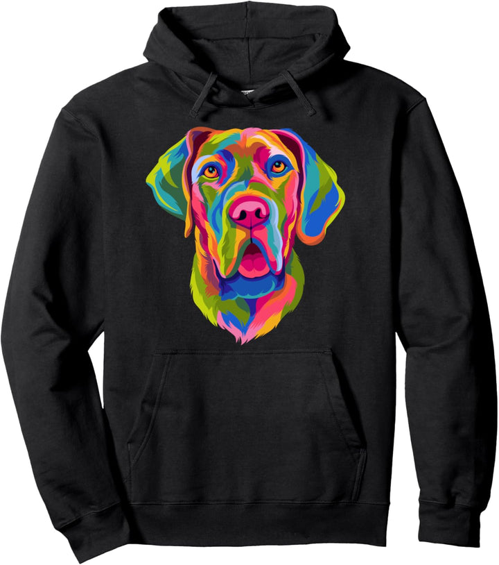 Pop Art Deutsche Dogge Hund Frauen Männer Kinder Great Dane Pullover Hoodie