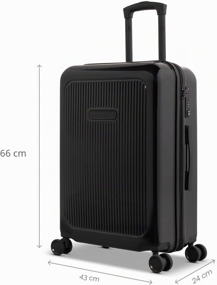 SUITSUIT Koffer Gross 66 cm - Leicht Hartschalen Reisekoffer mit Rollen - TSA-Schloss - 55 L - Expre