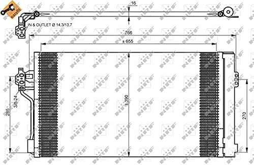 NRF 35776 Kondensator, Klimaanlage