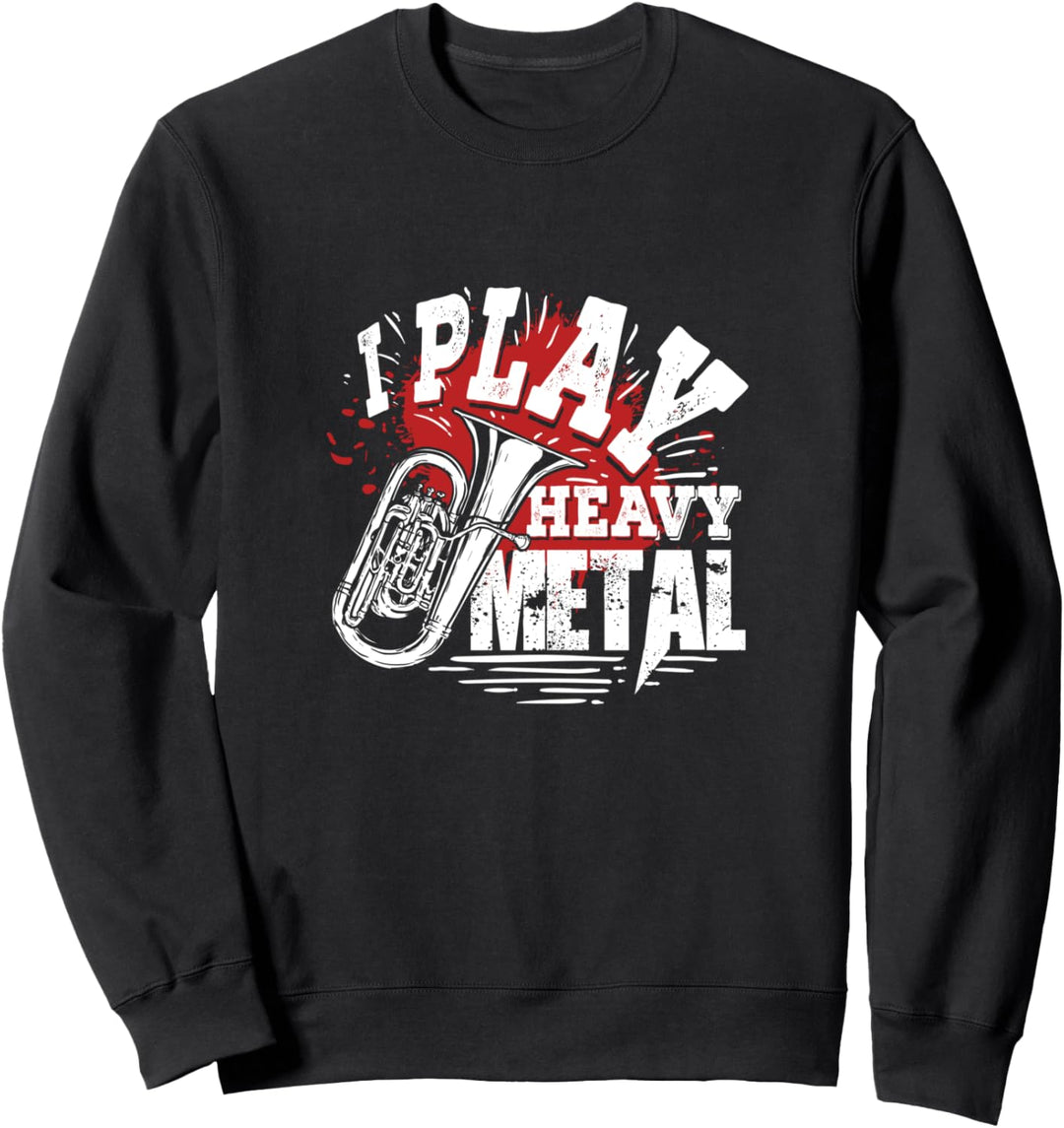 Blechblasinstrument Geschenk für einen Tuba Spieler Sweatshirt