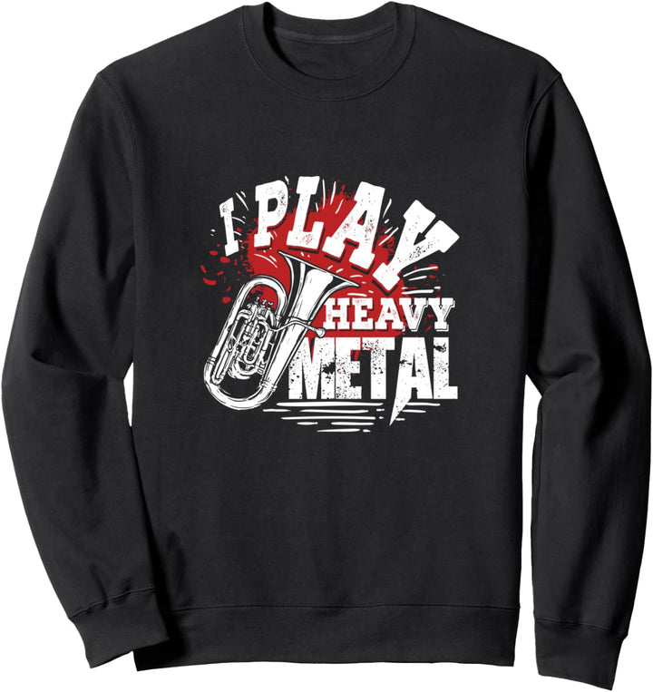 Blechblasinstrument Geschenk für einen Tuba Spieler Sweatshirt