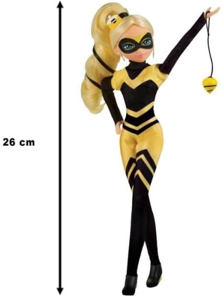 Bandai - Miraculous Ladybug - Ankleidepuppe 26 cm - Queen Bee - P50003, Queen Bee