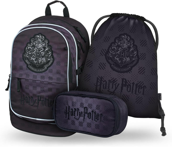 Baagl Schulrucksack Set Jungen Mädchen 3 Teilig, Schultasche für Grundschule Volksschule, Grundschul