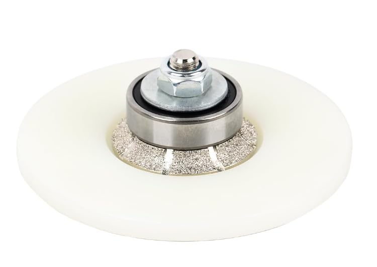 Diamant-Handprofiler/Fräser, weisse Nylonabdeckung für Granit-Arbeitsplatten, volle Bullnose (B5), B