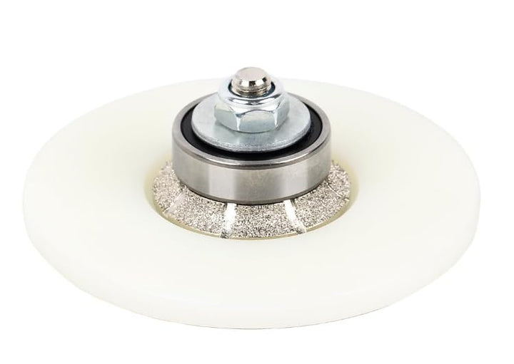 Diamant-Handprofiler/Fräser, weisse Nylonabdeckung für Granit-Arbeitsplatten, volle Bullnose (B5), B