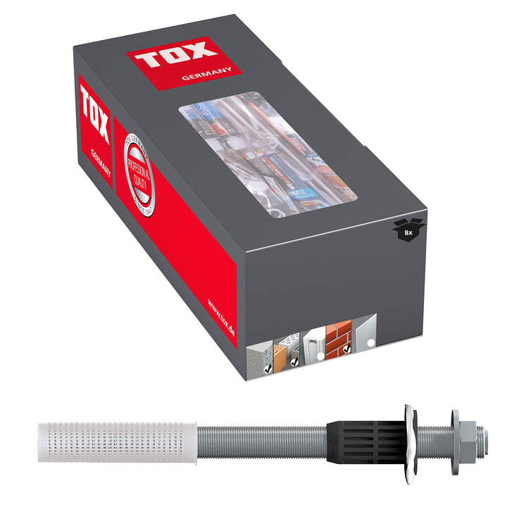 TOX Schwerlast-Montagesystem, Thermo Proof Plus M16x400 mm, 8 STK, Grosspack, 084100154 8x M16x400 m