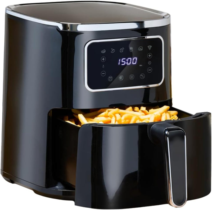 alpina Heissluftfritteuse 4.5L - Airfryer für 3 bis 4 Personen - Air Fryer mit Digitalanzeige - Eins