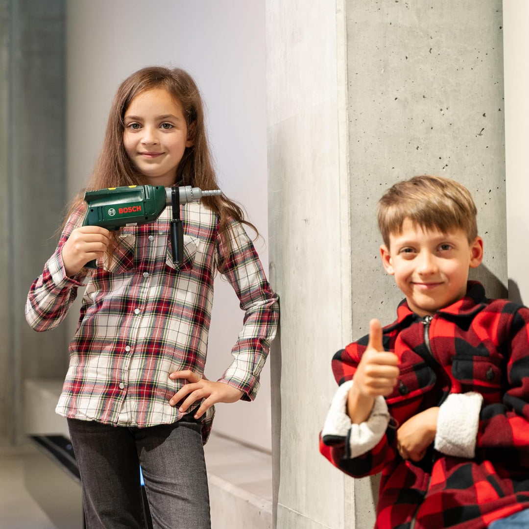 Theo Klein 8410 Bosch Bohrmaschine I Rotierender Bohrer I Coole Licht- und Soundeffekte I Spielzeug