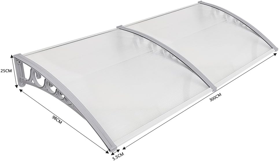 Vordach Haustür, Kunststoff, Aluminium, Pultbogenvordach, Überdachung, Transparent, Fenster Markisen