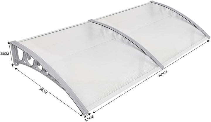 Vordach Haustür, Kunststoff, Aluminium, Pultbogenvordach, Überdachung, Transparent, Fenster Markisen