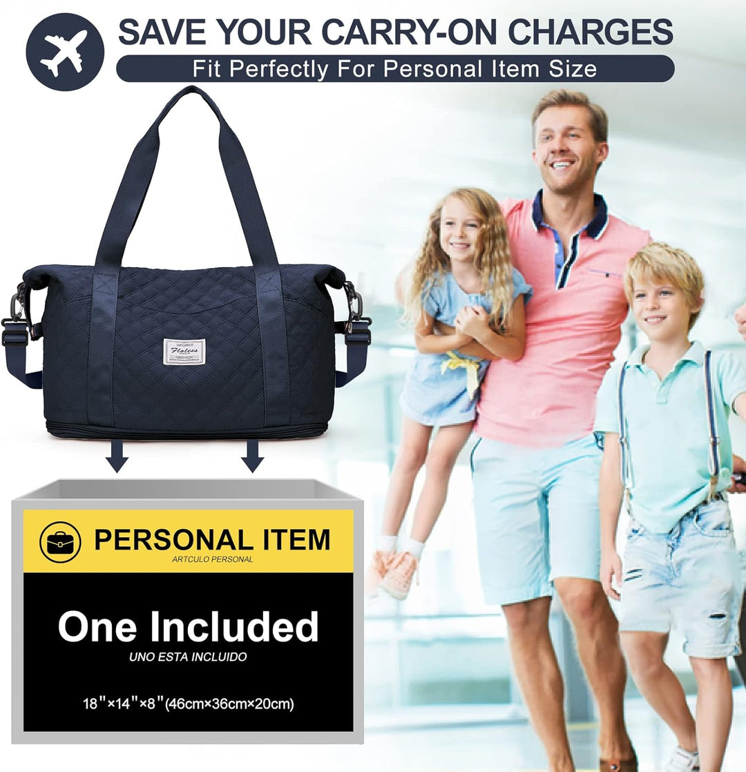 Reisetasche Damen Sporttasche 40x20x25 Ryanair Handgepäck Tasche Weekender Bag Schwimmtasche Wasserd