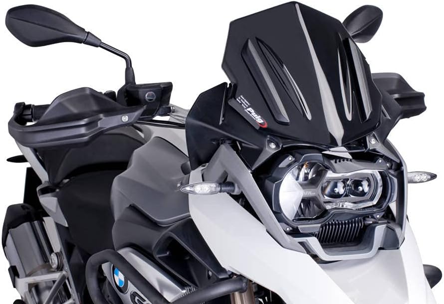 Puig Scheibe Racing Screen schwarz R1200 GS 2013-2016, Schwarz