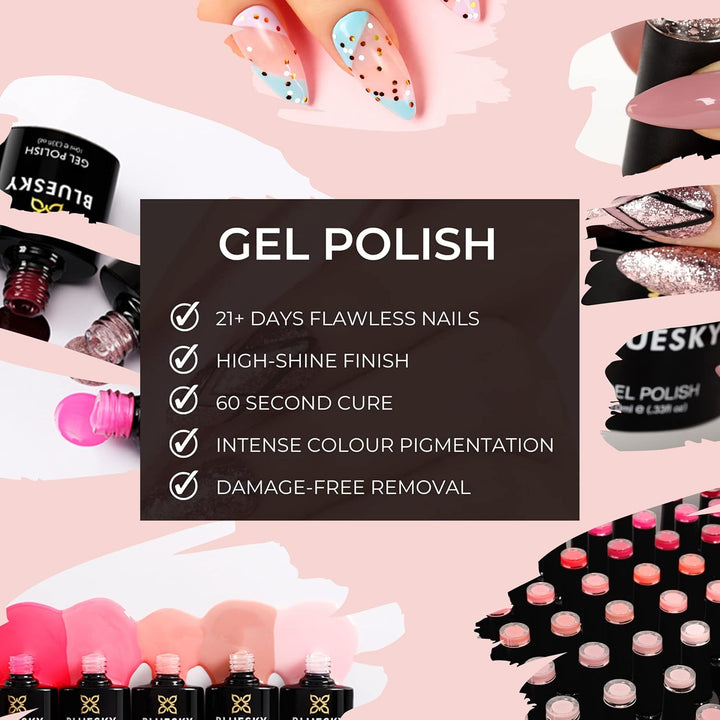 Bluesky Gel Nail Polish, On The Boardwalk,TC020, 10 ml Standardverpackung, Standardverpackung