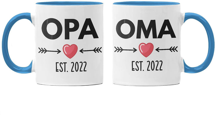 Trendation - Ihr werdet Oma und Opa 2022 Geschenk Schwangerschaft Verkünden Überraschung Baby Du Wir