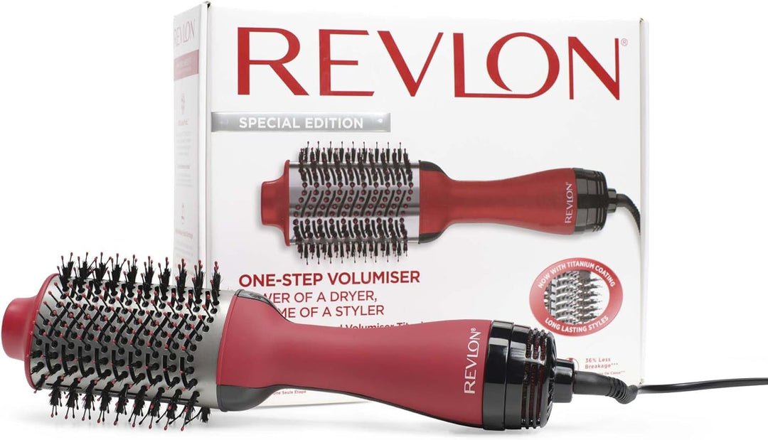 REVLON Salon One-Step Haartrockner und Volumiser mit Titanbeschichtung, RVDR5279UKE, Titanbeschichtu