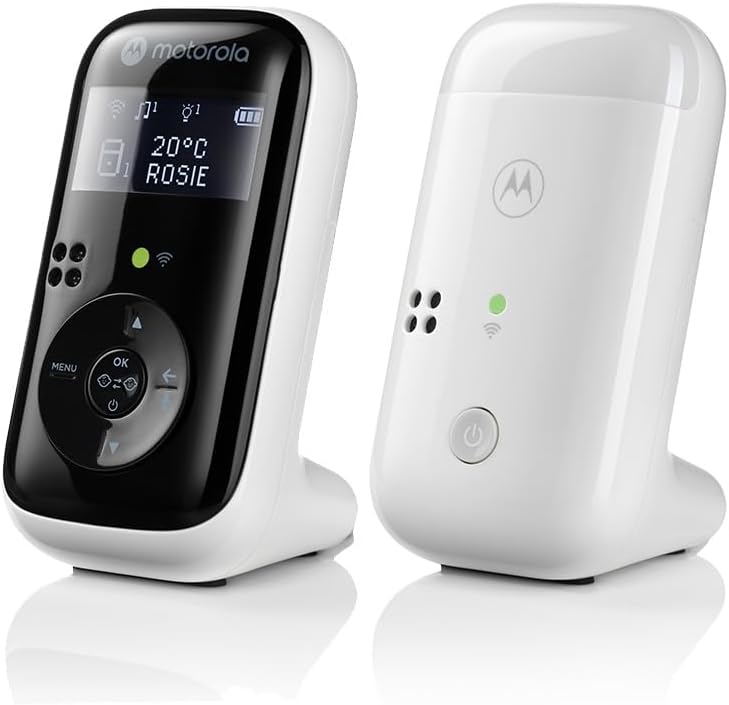 Motorola Nursery PIP15 Audio-Babyphone mit HD-Sound, Temperaturüberwachung, Zwei-Wege-Kommunikation,