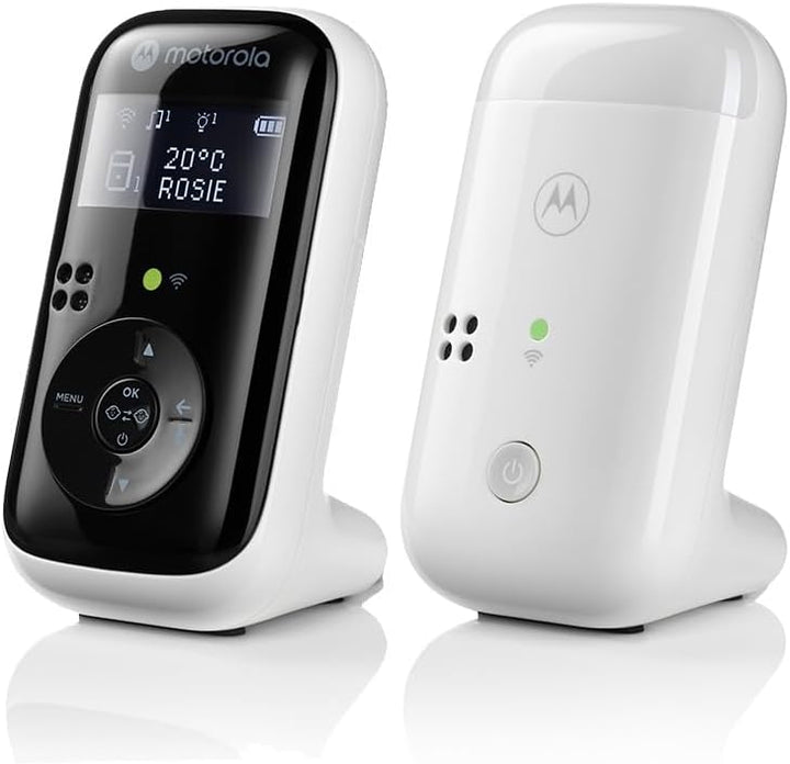 Motorola Nursery PIP15 Audio-Babyphone mit HD-Sound, Temperaturüberwachung, Zwei-Wege-Kommunikation,