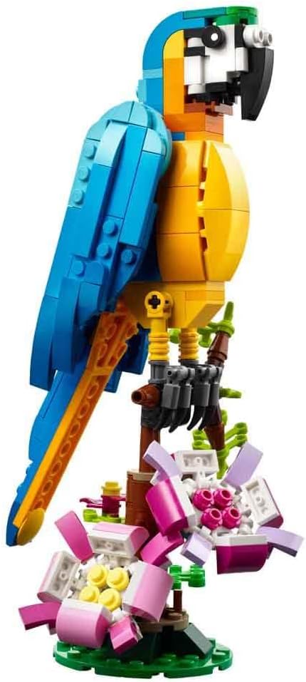 LEGO Creator 3in1 Exotischer Papagei, Frosch und Fisch Ostergeschenk Dschungel-Tier-Figuren Bauspiel