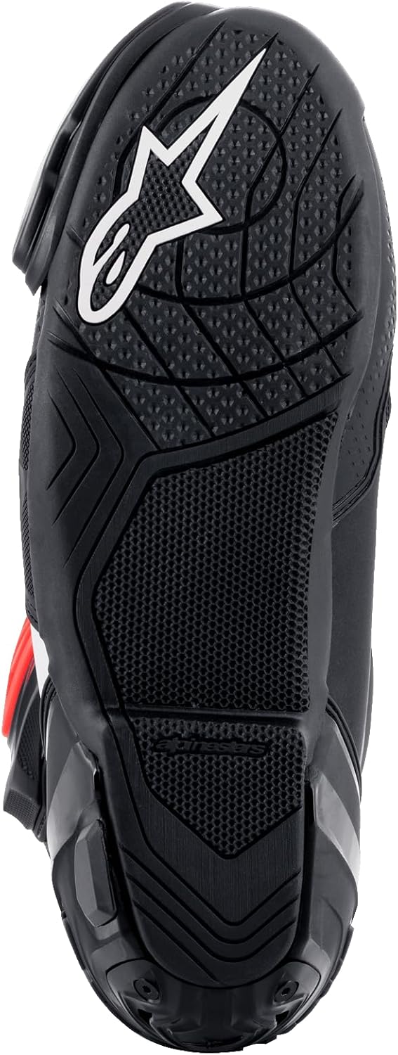 Alpinestars Unisex MotorradssMotorradstiefel 41 EU Schwarz Gelb Rot, 41 EU Schwarz Gelb Rot