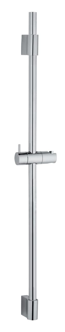 WENKO Duschstange Classic 90 cm, Brausestange mit verstellbarer Halterung für Handbrausen für Dusche